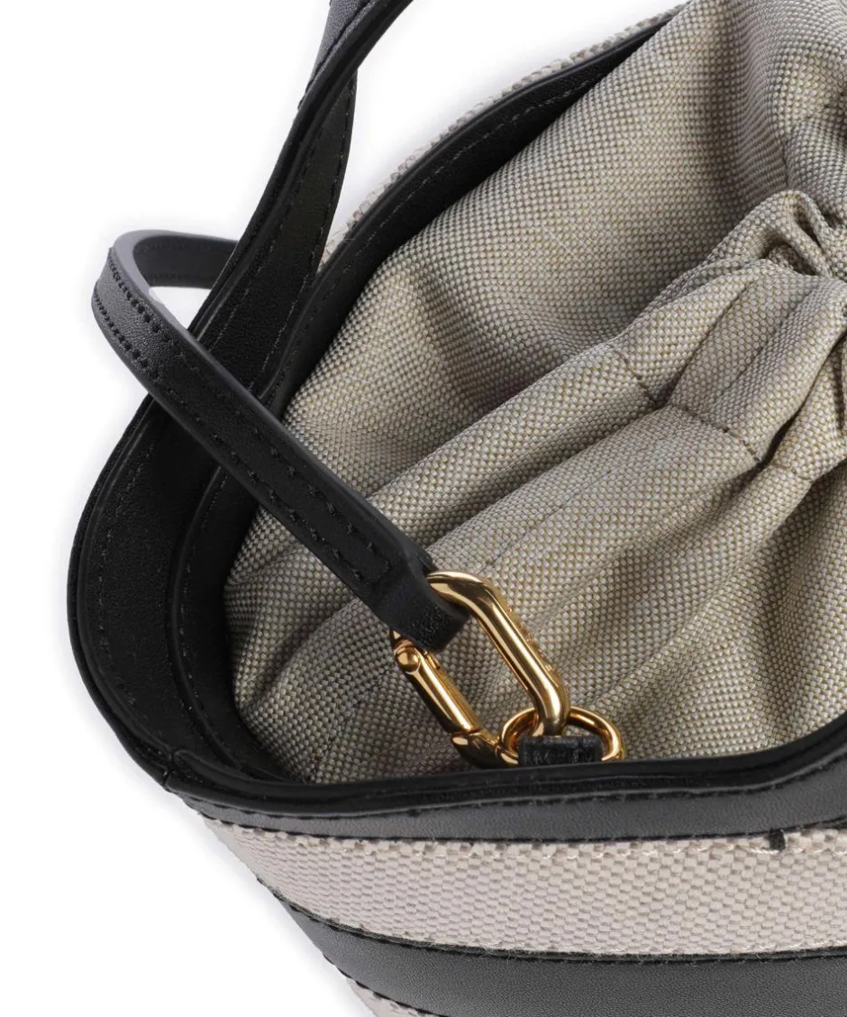 Furla Handbags|Crossbody Bags-Vortice Mini Crossbody bag canvas, fine grain leather