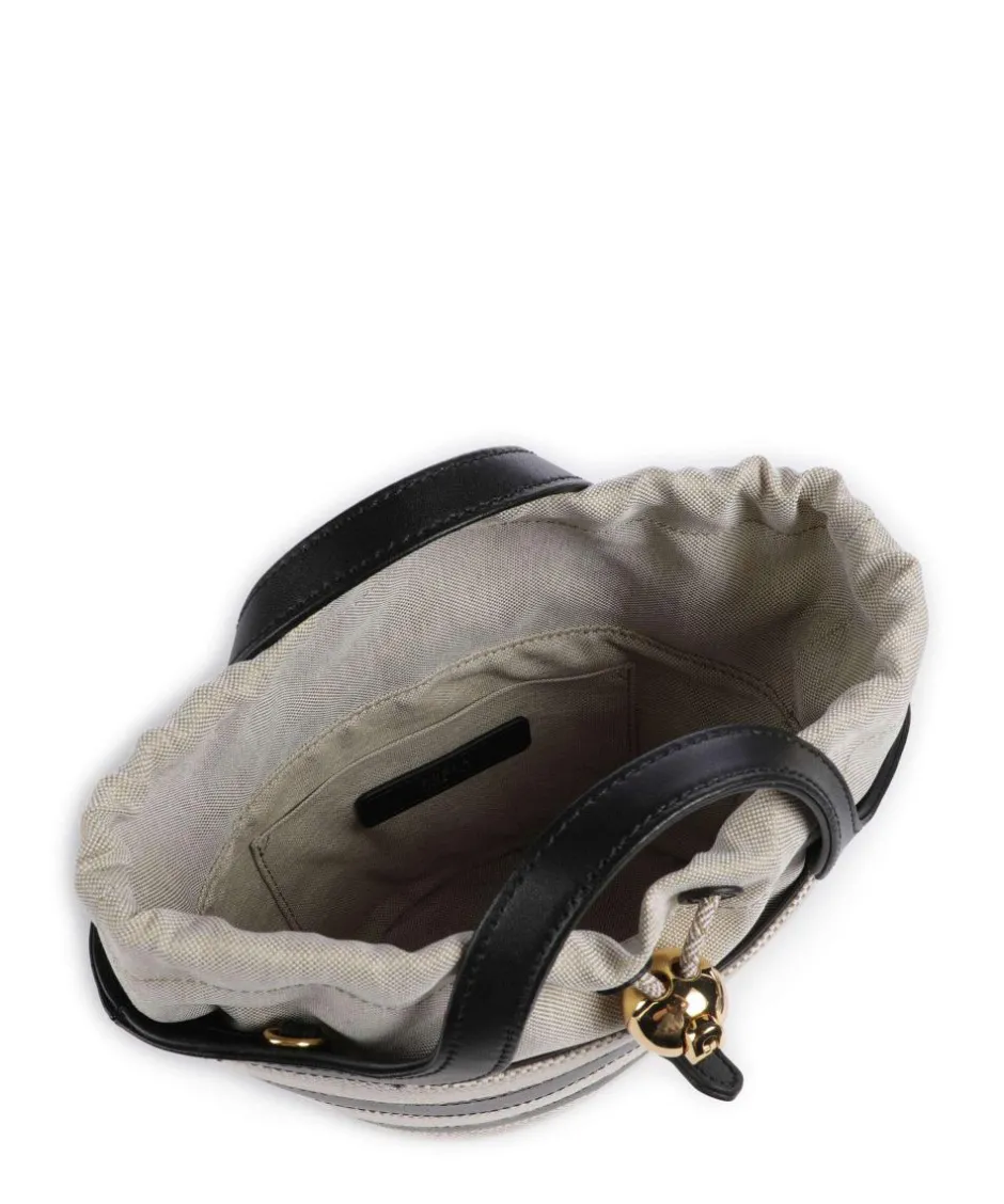 Furla Handbags|Crossbody Bags-Vortice Mini Crossbody bag canvas, fine grain leather