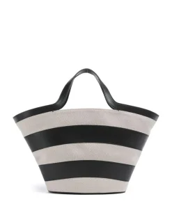 Furla Handbags-Vortice S Handbag canvas, softly grained calfskin