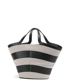 Furla Handbags-Vortice S Handbag canvas, softly grained calfskin
