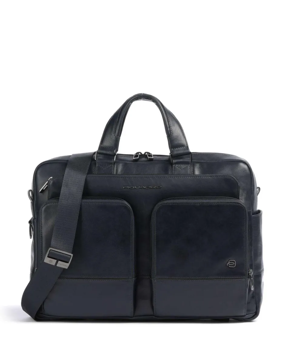 Piquadro Business- & Laptop Bags-W136 Briefcase 15″ fine grain cow leather