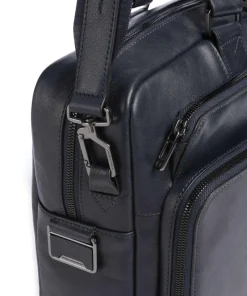 Piquadro Business- & Laptop Bags-W136 Briefcase 15″ fine grain cow leather