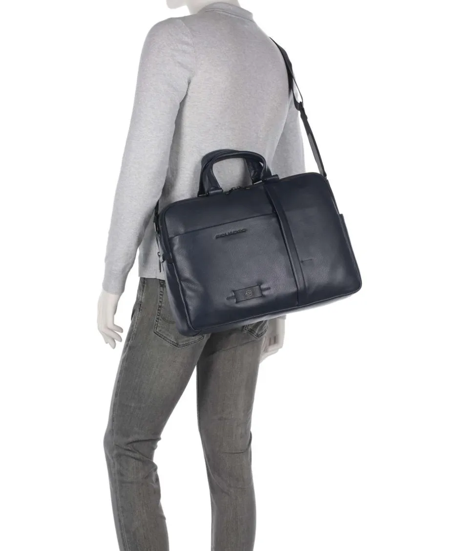 Piquadro Business- & Laptop Bags-W137 Briefcase 16″ fine grain cow leather