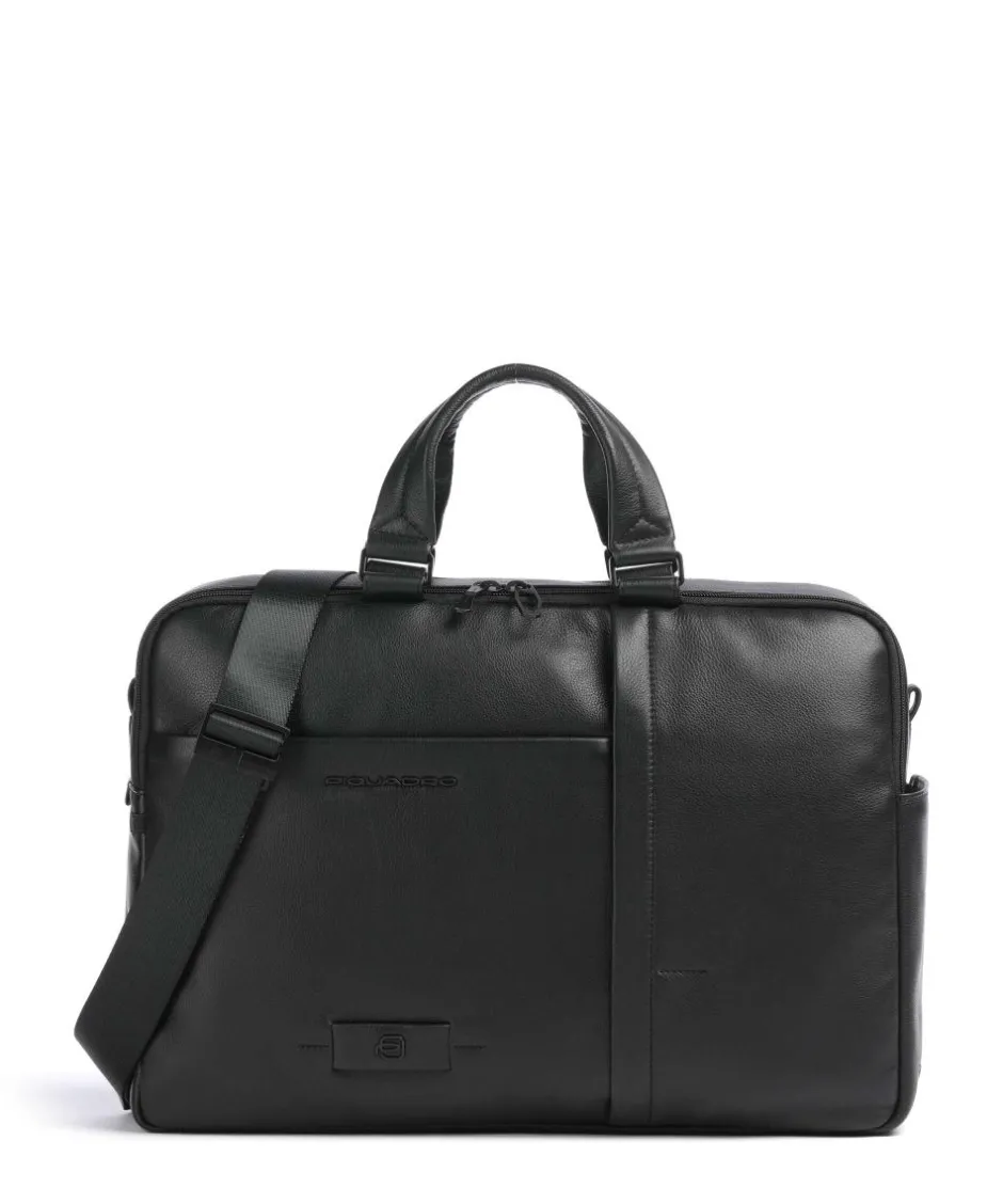 Piquadro Business- & Laptop Bags-W137 Briefcase 16″ fine grain cow leather