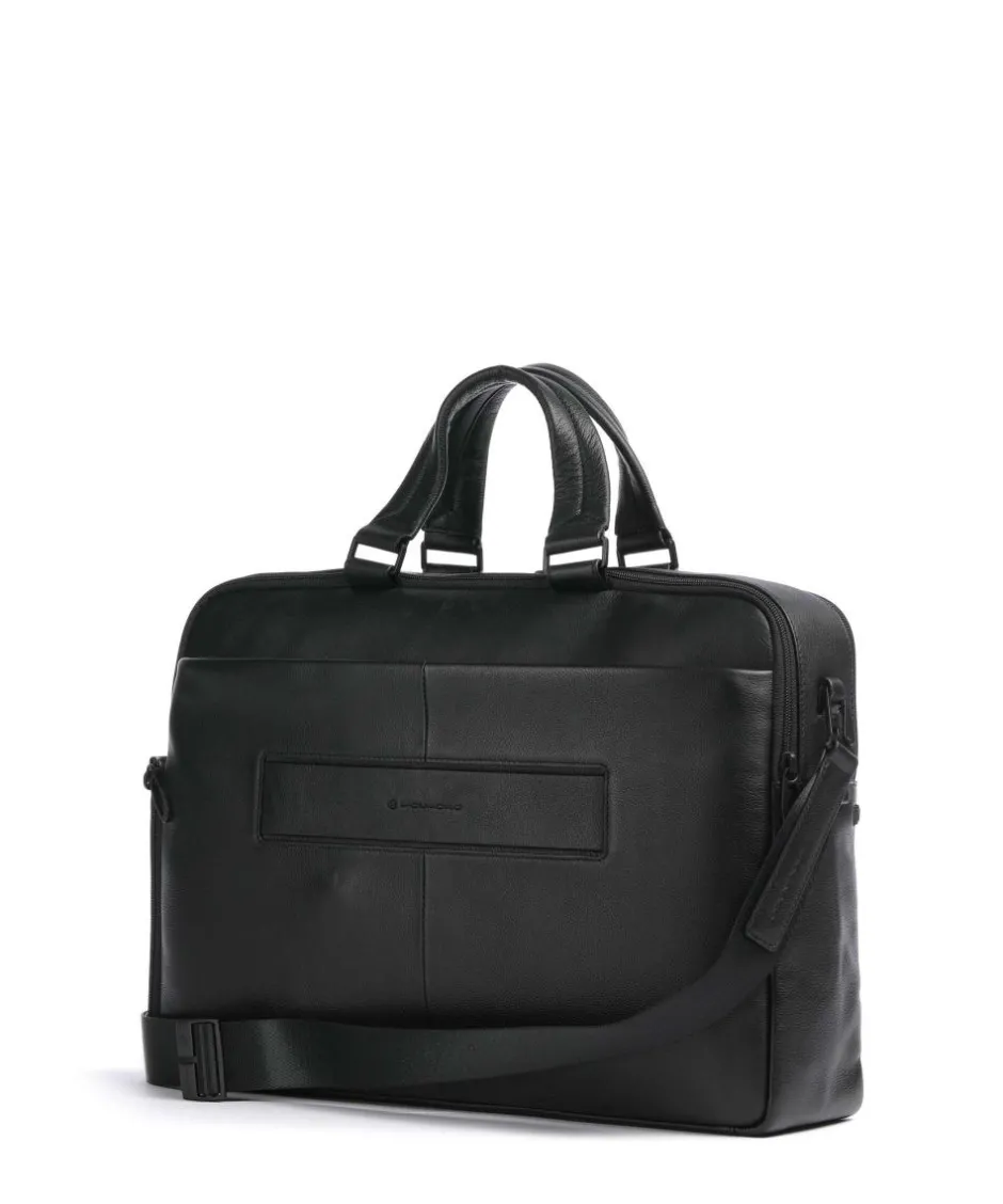 Piquadro Business- & Laptop Bags-W137 Briefcase 16″ fine grain cow leather