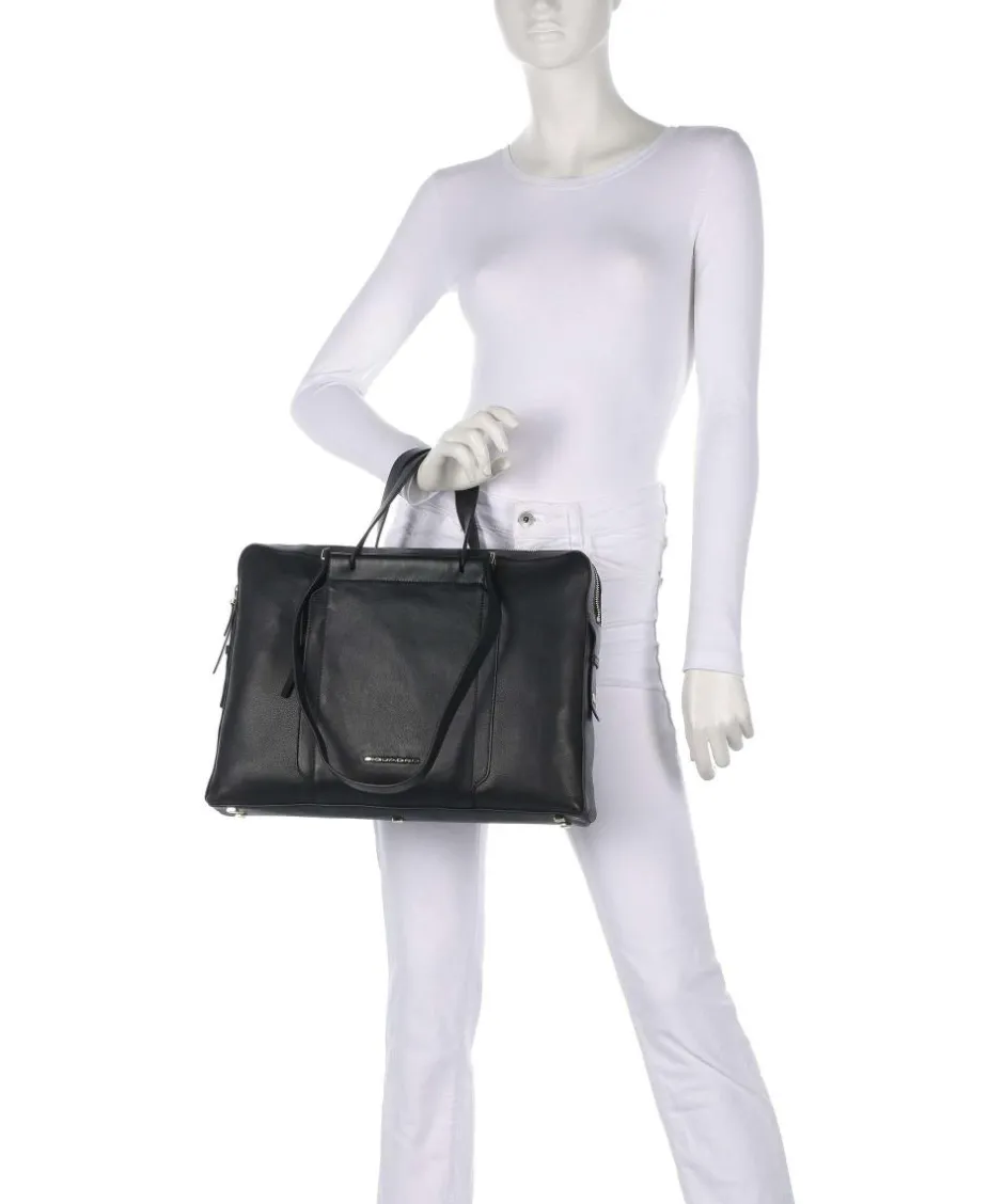 Piquadro Business- & Laptop Bags-W92 Briefcase 15″ grained cow leather