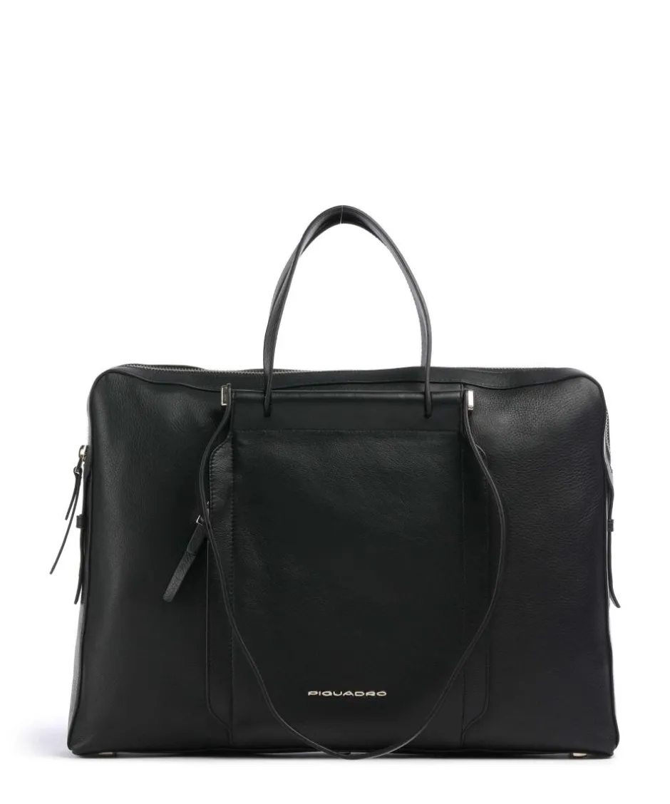 Piquadro Business- & Laptop Bags-W92 Briefcase 15″ grained cow leather