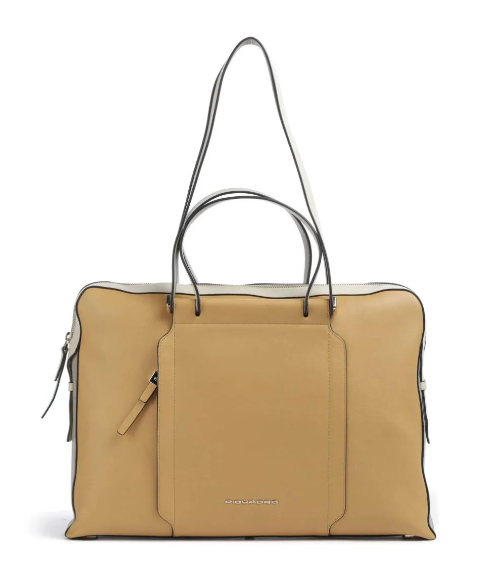 Piquadro Business- & Laptop Bags-W92 Briefcase 15″ grained cow leather