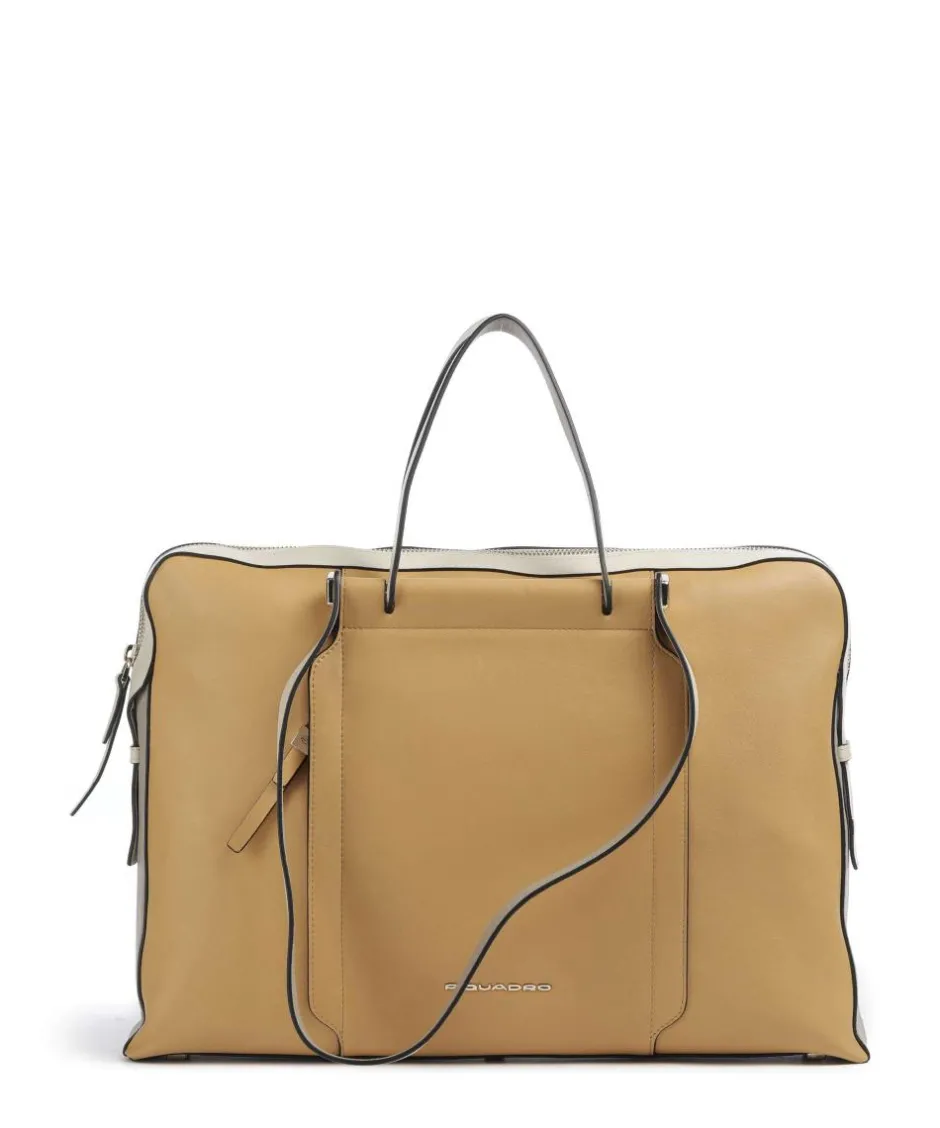 Piquadro Business- & Laptop Bags-W92 Briefcase 15″ grained cow leather