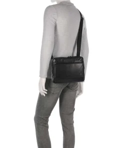 Piquadro Crossbody Bags-W136 Crossbody bag fine grain cow leather