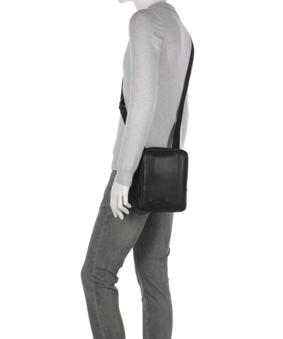 Piquadro Crossbody Bags-W137 Crossbody bag grained cow leather
