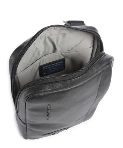 Piquadro Crossbody Bags-W137 Crossbody bag grained cow leather