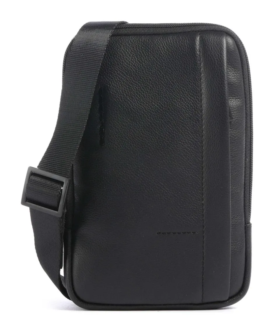 Piquadro Crossbody Bags-W137 Crossbody bag grained cow leather