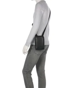 Piquadro Crossbody Bags-W137 Crossbody bag grained cow leather