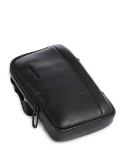 Piquadro Crossbody Bags-W137 Crossbody bag grained cow leather