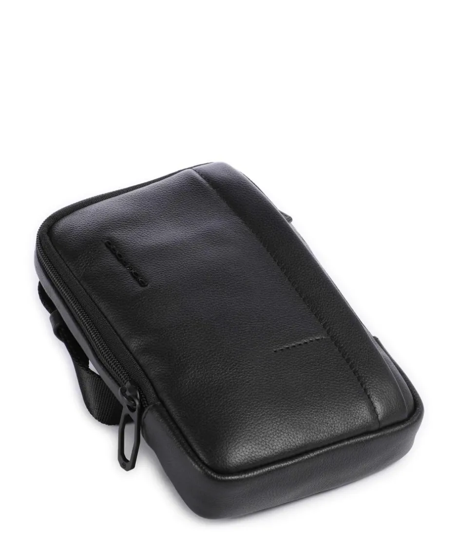 Piquadro Crossbody Bags-W137 Crossbody bag grained cow leather