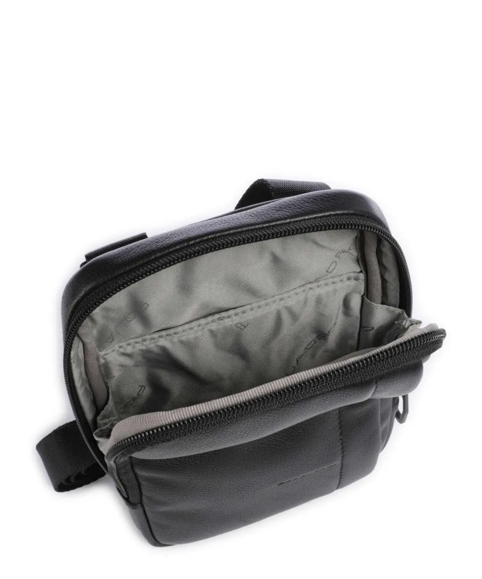Piquadro Crossbody Bags-W137 Crossbody bag grained cow leather
