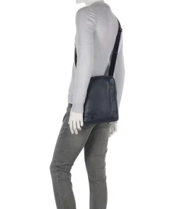 Piquadro Crossbody Bags-W137 Crossbody bag grained cow leather