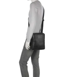 Piquadro Crossbody Bags-W137 Crossbody bag grained cow leather