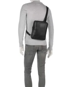 Piquadro Crossbody Bags-W137 Crossbody bag grained cow leather