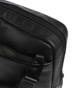Piquadro Crossbody Bags-W137 Crossbody bag grained cow leather