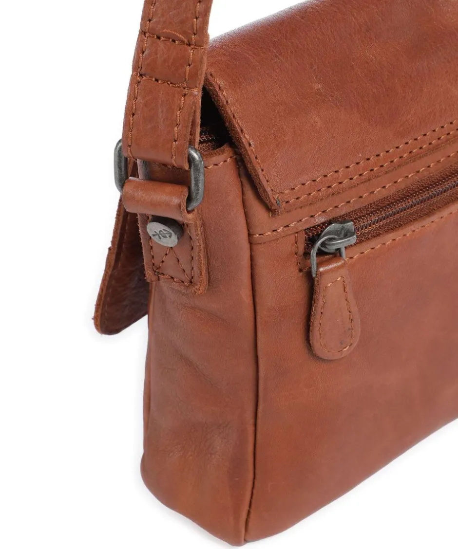 The Chesterfield Brand Business- & Laptop Bags|Crossbody Bags-Washed Waxed Cow Ann Crossbody bag grained cow leather