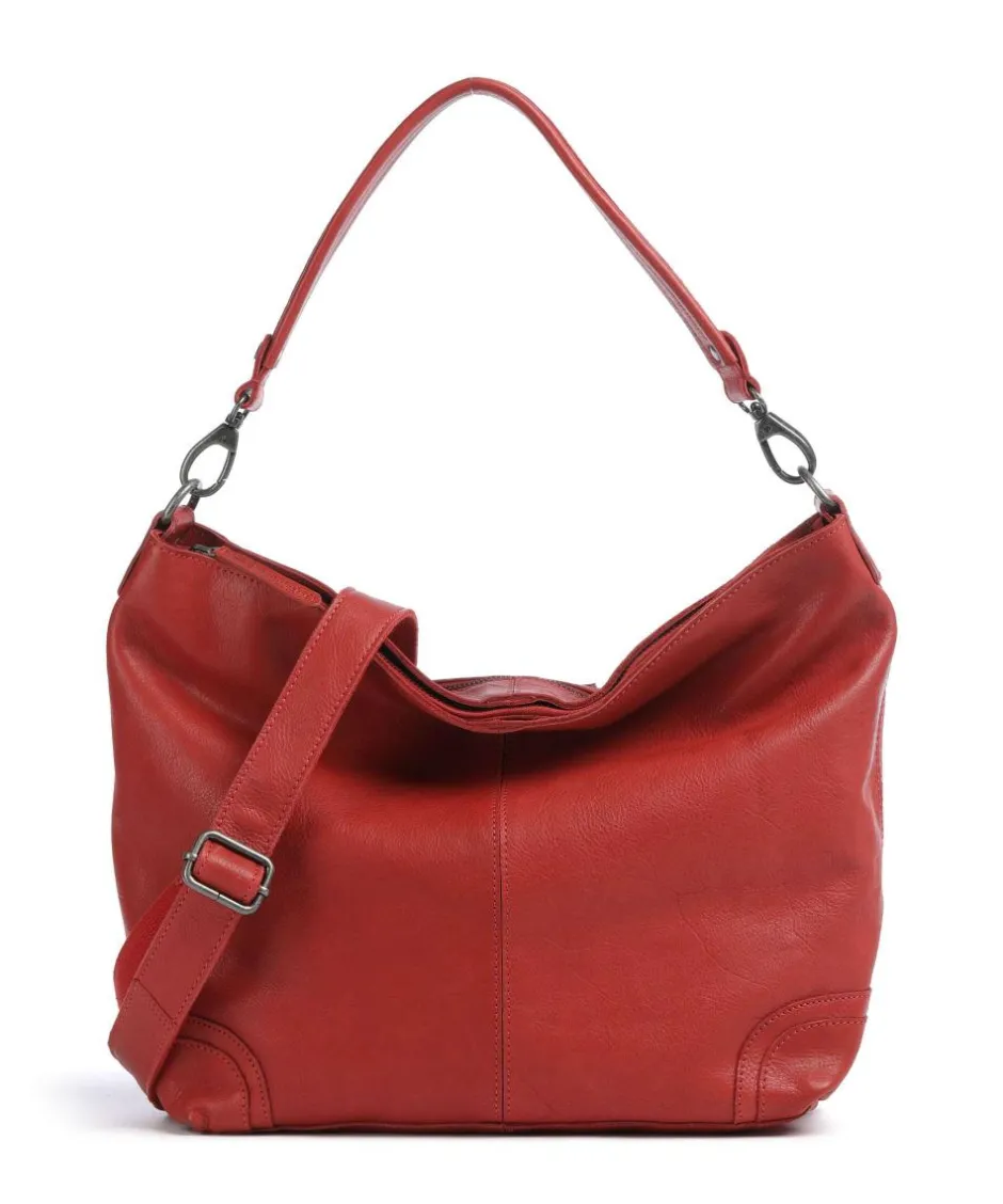 The Chesterfield Brand Shoulder Bags|Hobo Bags-Washed Waxed Cow Bolivia Hobo bag pull-up cow leather