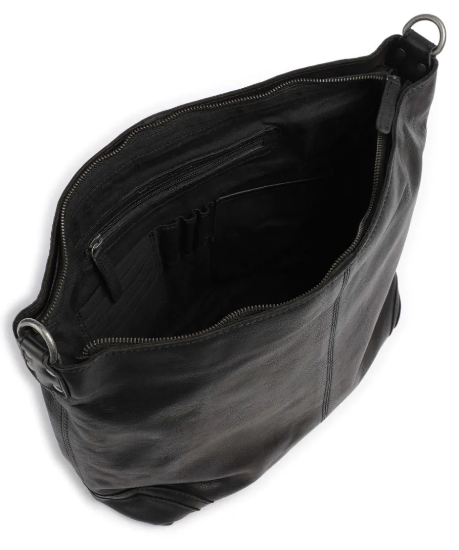 The Chesterfield Brand Shoulder Bags|Hobo Bags-Washed Waxed Cow Bolivia Hobo bag pull-up cow leather