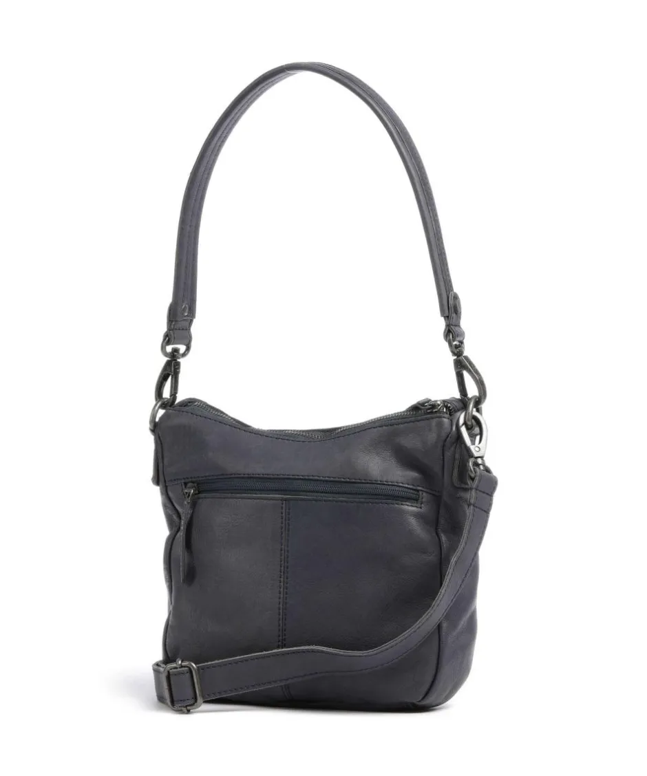 The Chesterfield Brand Shoulder Bags|Crossbody Bags-Washed Waxed Cow Caroline Shoulder bag grained cow leather