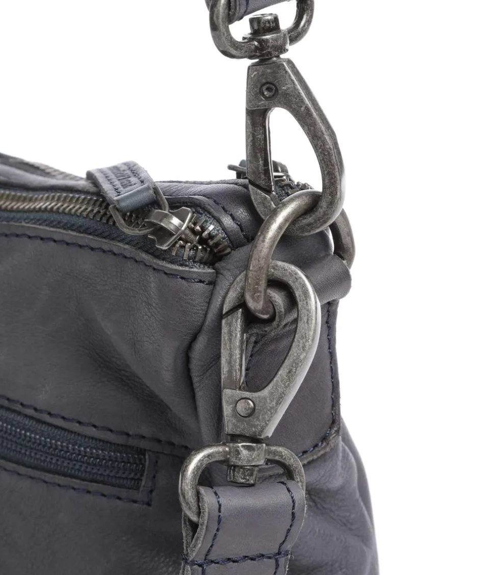 The Chesterfield Brand Shoulder Bags|Crossbody Bags-Washed Waxed Cow Caroline Shoulder bag grained cow leather