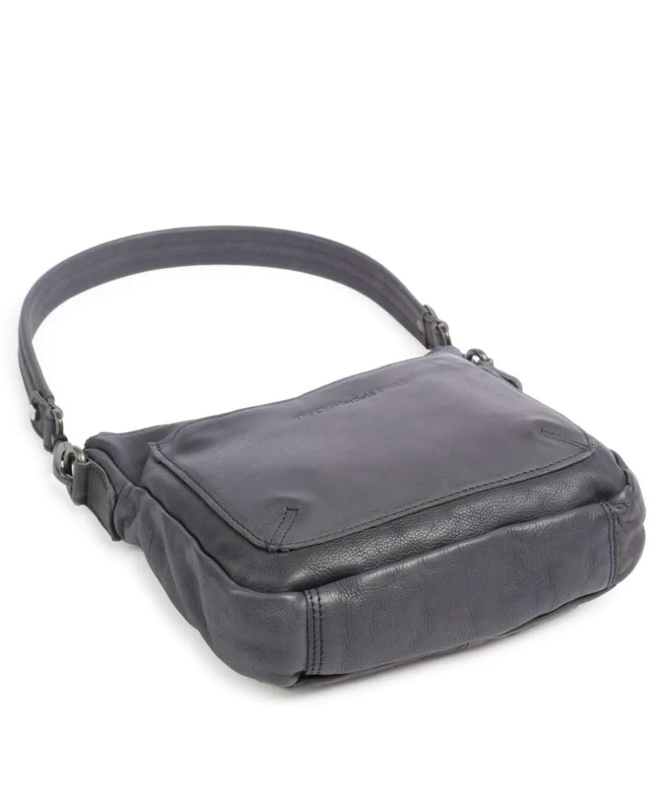 The Chesterfield Brand Shoulder Bags|Crossbody Bags-Washed Waxed Cow Caroline Shoulder bag grained cow leather
