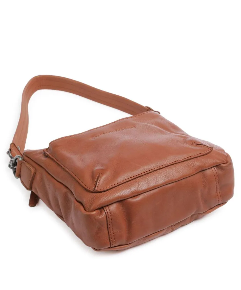 The Chesterfield Brand Shoulder Bags|Crossbody Bags-Washed Waxed Cow Caroline Shoulder bag grained cow leather