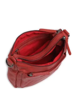 The Chesterfield Brand Shoulder Bags|Crossbody Bags-Washed Waxed Cow Caroline Shoulder bag grained cow leather