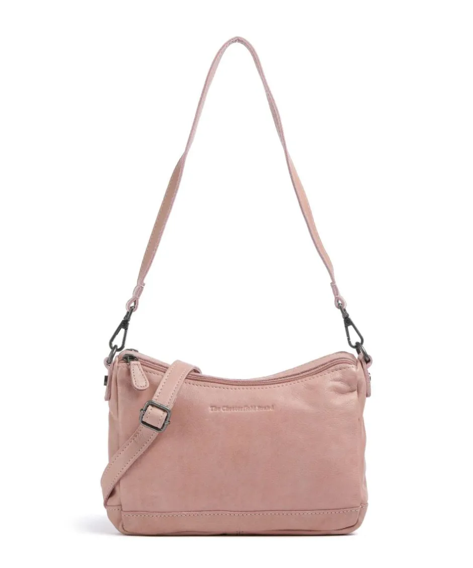 The Chesterfield Brand Shoulder Bags|Crossbody Bags-Washed Waxed Cow Irving Shoulder bag grained cow leather