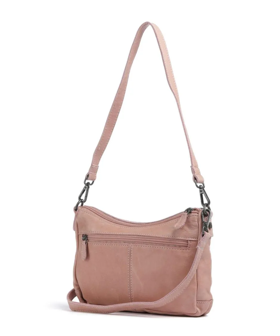 The Chesterfield Brand Shoulder Bags|Crossbody Bags-Washed Waxed Cow Irving Shoulder bag grained cow leather