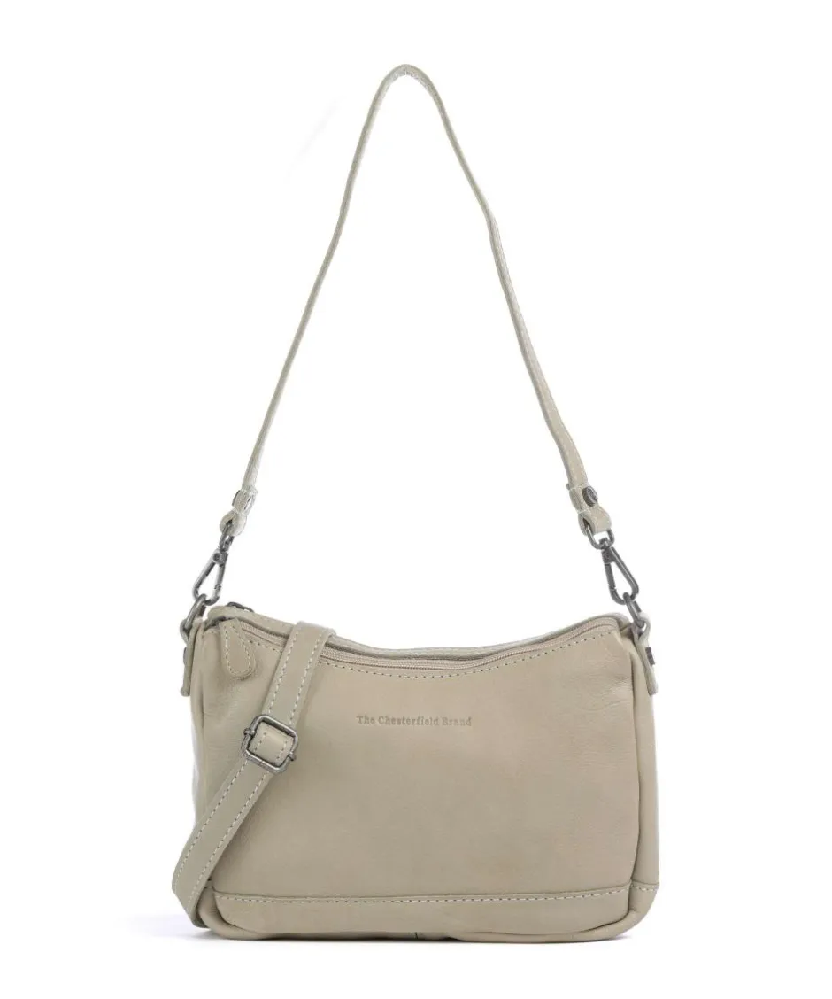 The Chesterfield Brand Shoulder Bags|Crossbody Bags-Washed Waxed Cow Irving Shoulder bag grained cow leather