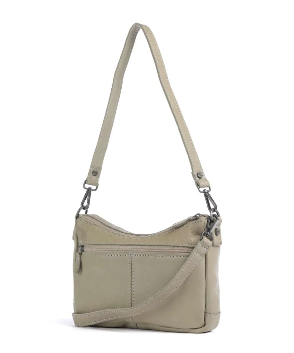 The Chesterfield Brand Shoulder Bags|Crossbody Bags-Washed Waxed Cow Irving Shoulder bag grained cow leather