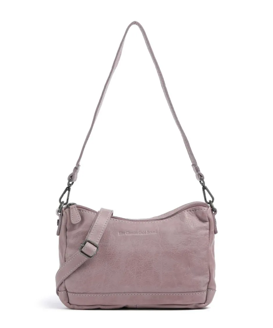 The Chesterfield Brand Shoulder Bags|Crossbody Bags-Washed Waxed Cow Irving Shoulder bag grained cow leather