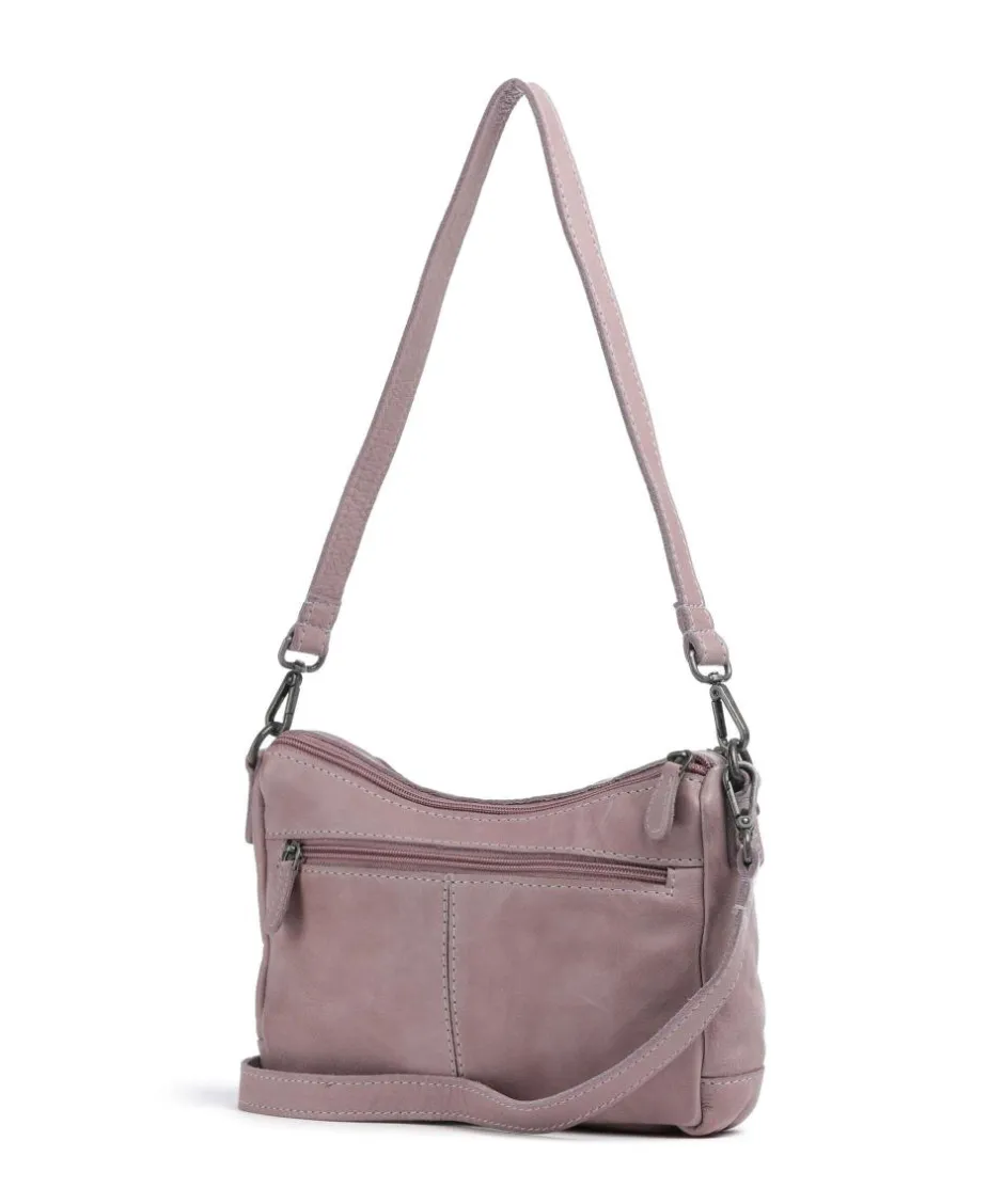 The Chesterfield Brand Shoulder Bags|Crossbody Bags-Washed Waxed Cow Irving Shoulder bag grained cow leather