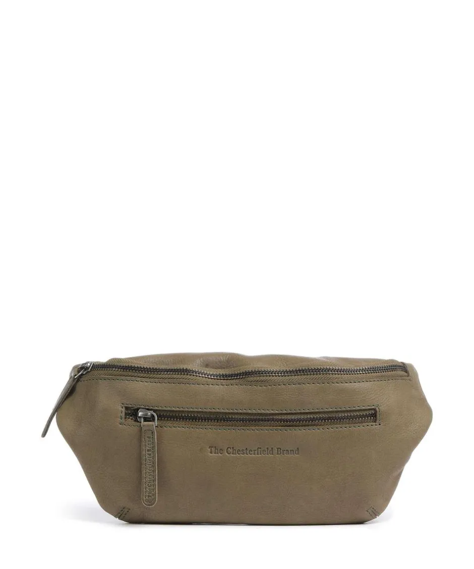 The Chesterfield Brand Fanny Packs|Crossbody Bags-Washed Waxed Cow Severo Fanny pack grained cow leather