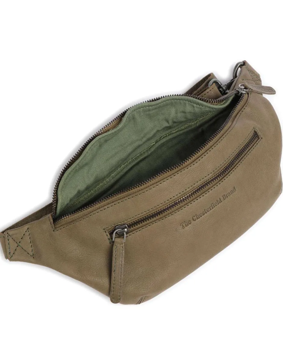The Chesterfield Brand Fanny Packs|Crossbody Bags-Washed Waxed Cow Severo Fanny pack grained cow leather