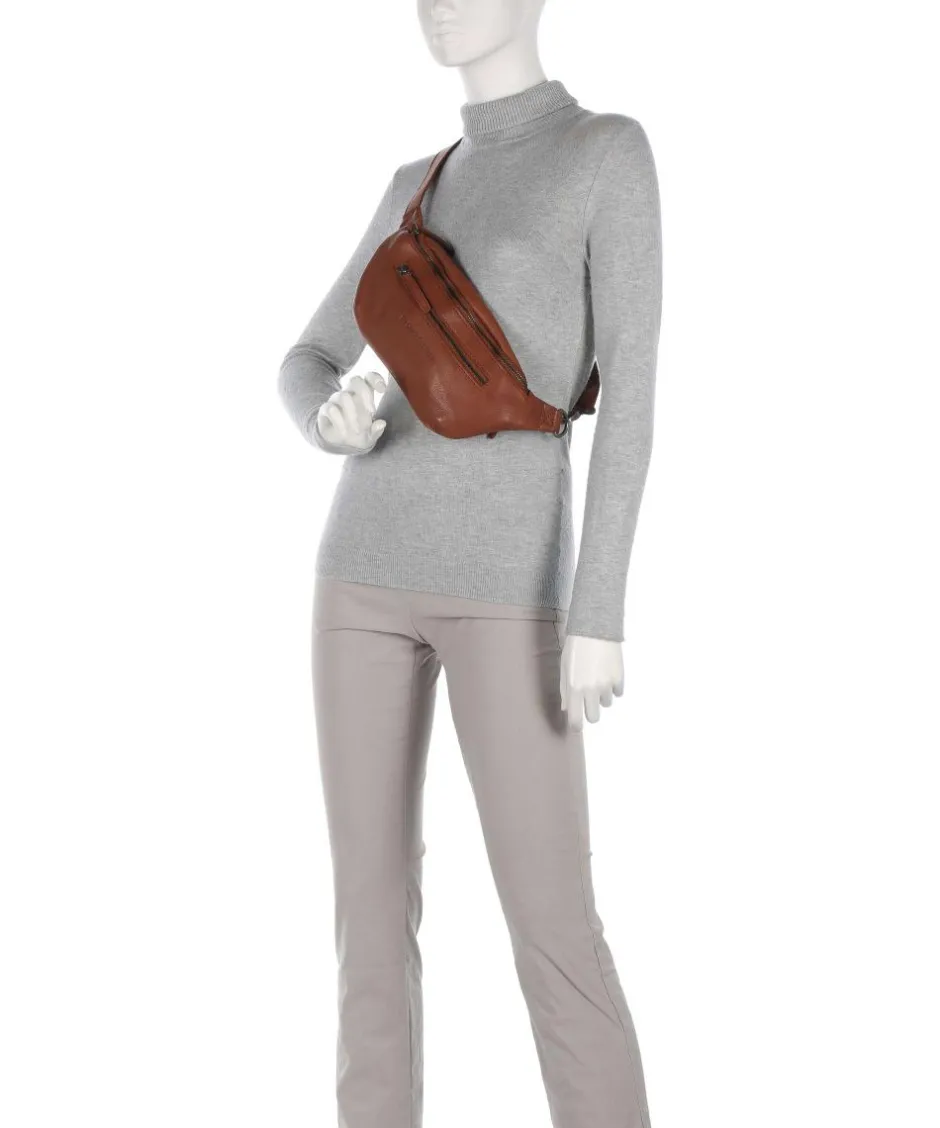 The Chesterfield Brand Fanny Packs|Crossbody Bags-Washed Waxed Cow Severo Fanny pack grained cow leather