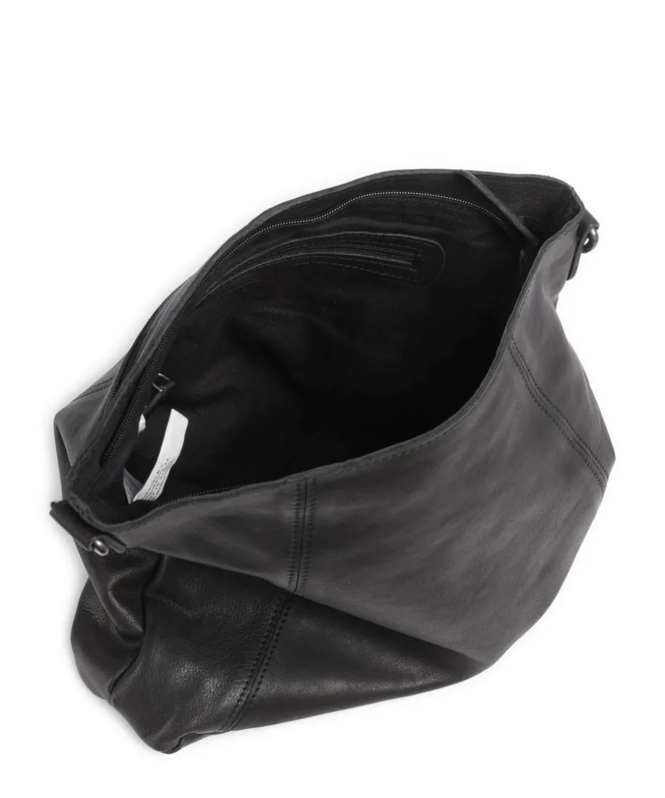 The Chesterfield Brand Shoulder Bags|Hobo Bags-Washed Waxed Cow Sintra Hobo bag grained cow leather
