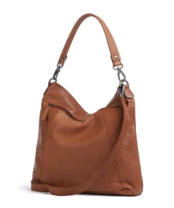 The Chesterfield Brand Shoulder Bags|Hobo Bags-Washed Waxed Cow Sintra Hobo bag grained cow leather