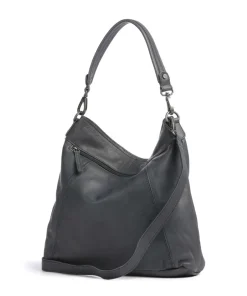 The Chesterfield Brand Shoulder Bags|Hobo Bags-Washed Waxed Cow Sintra Hobo bag grained cow leather
