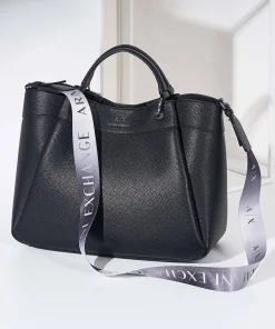 Armani Exchange Tote Bags|Handbags-Wave L Handbag imitation leather