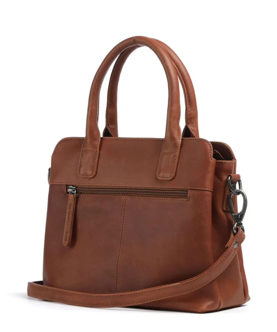 The Chesterfield Brand Handbags|Crossbody Bags-Wax Pull Up Cow Hermosa Handbag fine grain cow leather