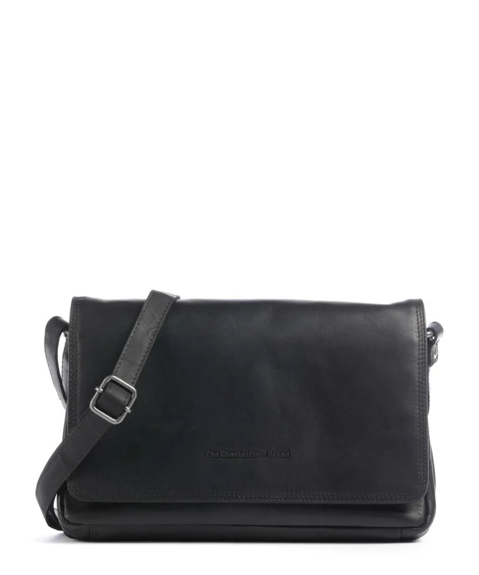 The Chesterfield Brand Crossbody Bags-Wax Pull Up Cow Laverton Crossbody bag fine grain cow leather