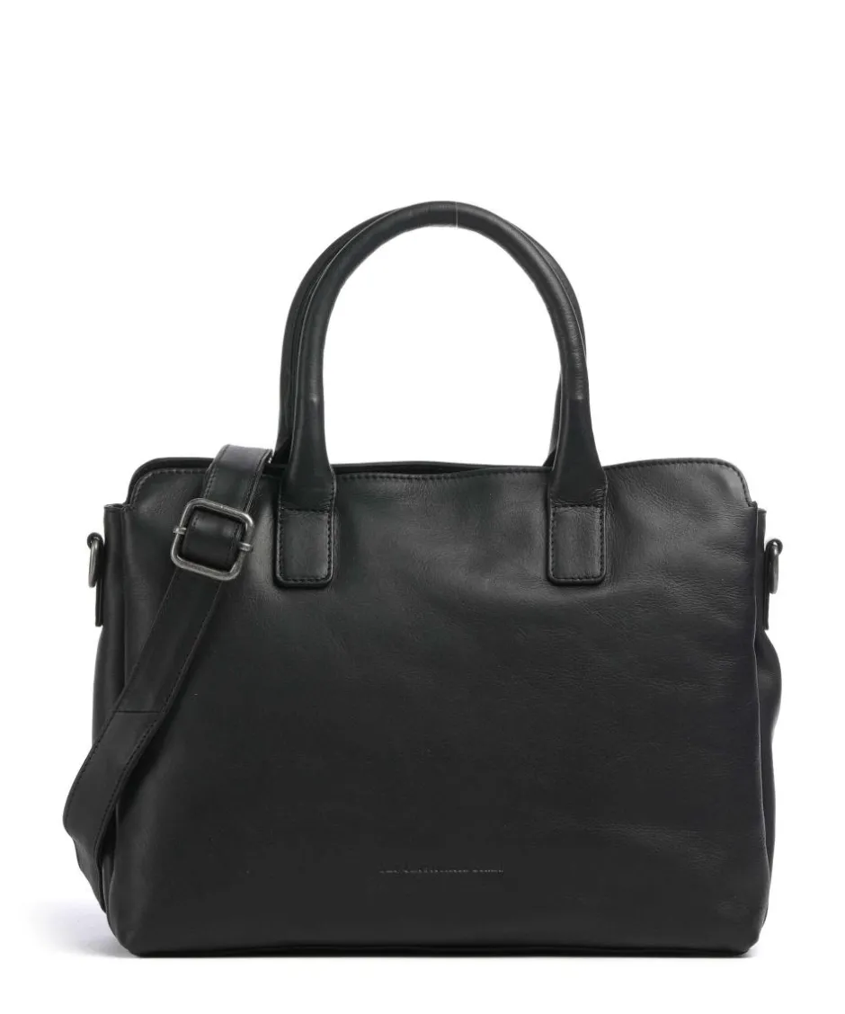 The Chesterfield Brand Handbags-Wax Pull Up Cow Valmonte Handbag fine grain cow leather
