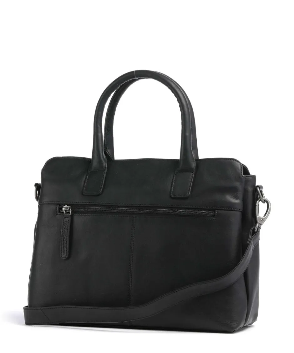 The Chesterfield Brand Handbags-Wax Pull Up Cow Valmonte Handbag fine grain cow leather